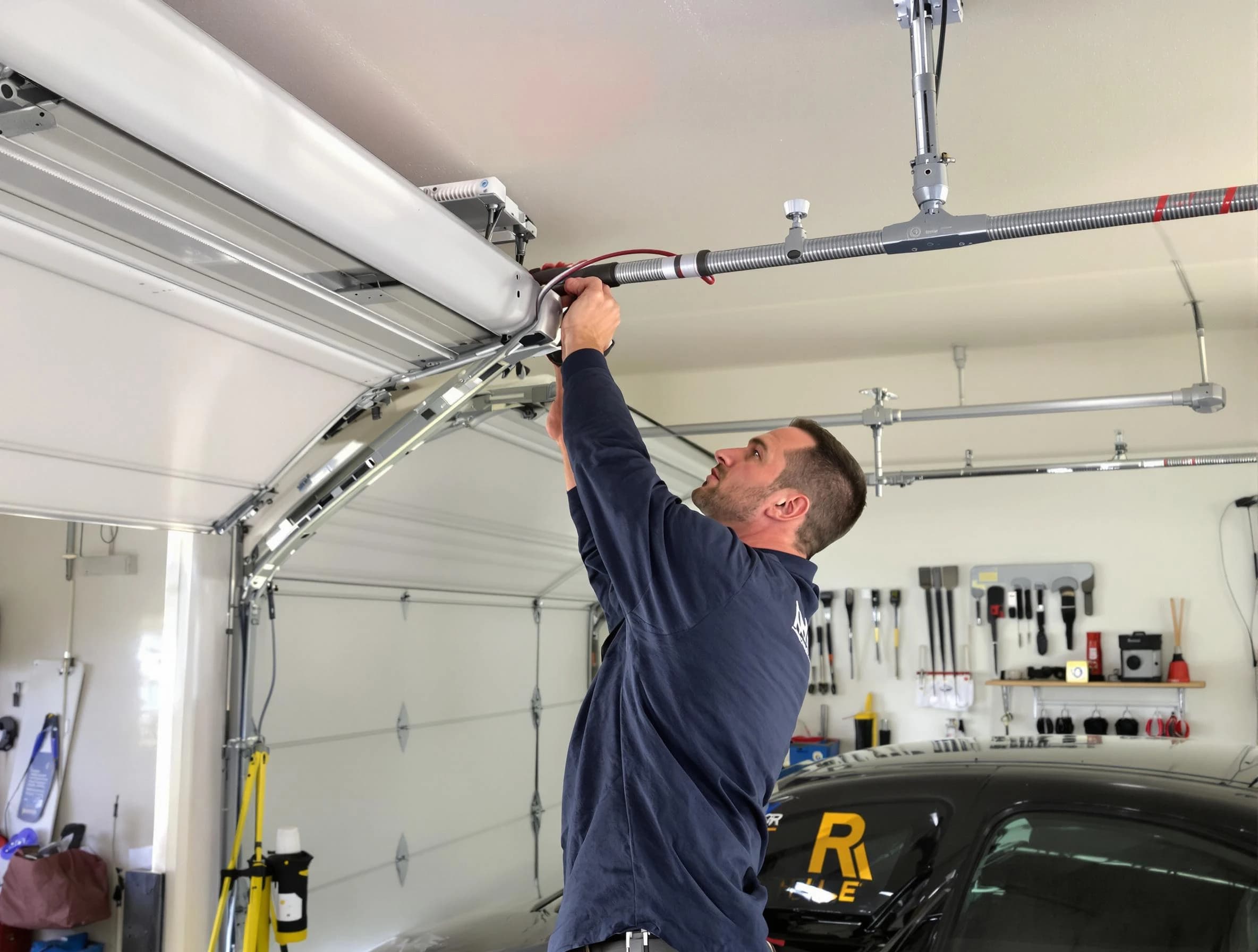 South Park Garage Door Repair technician performing garage door cable repair in South Park
