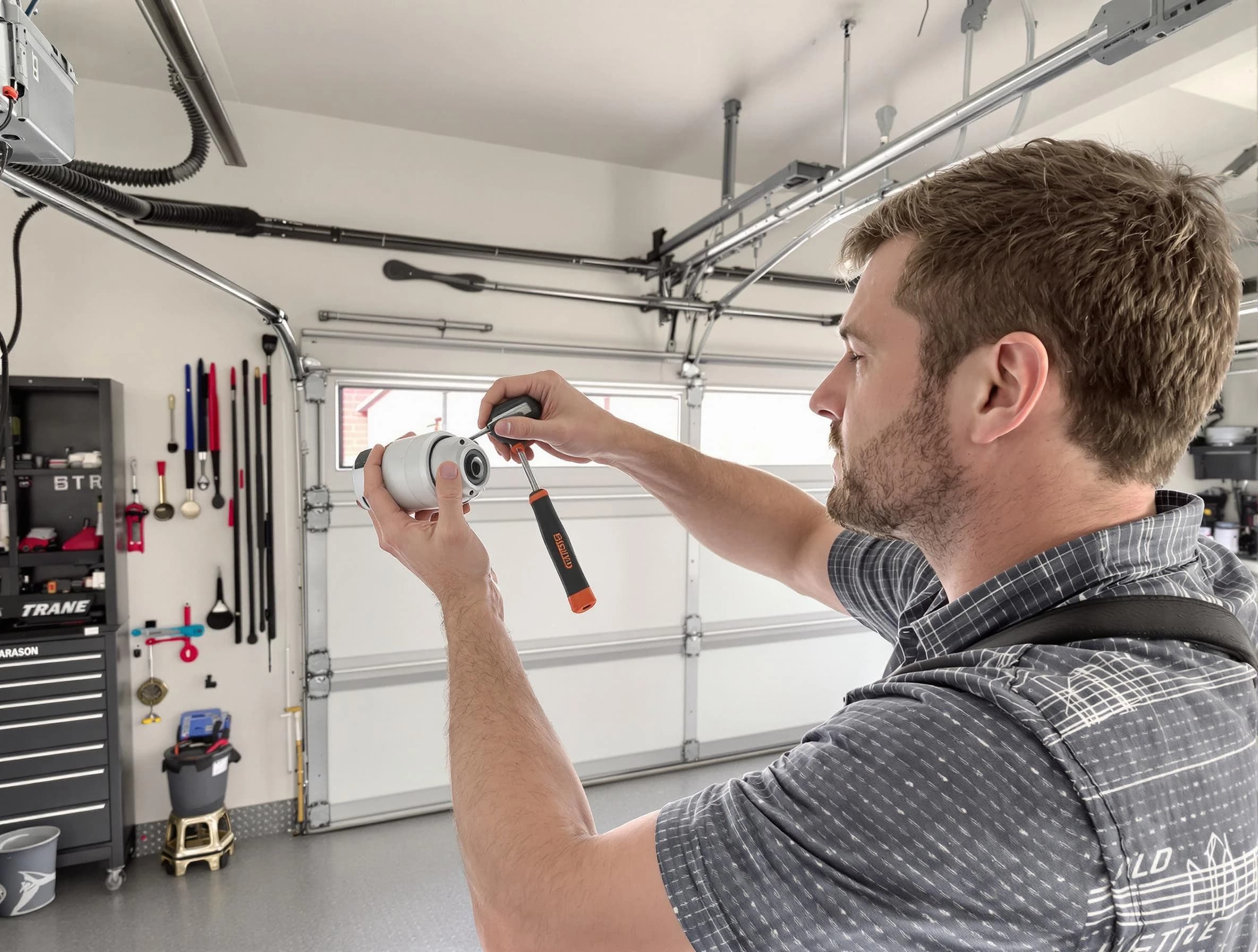 Garage door opener repair service by South Park Garage Door Repair in South Park