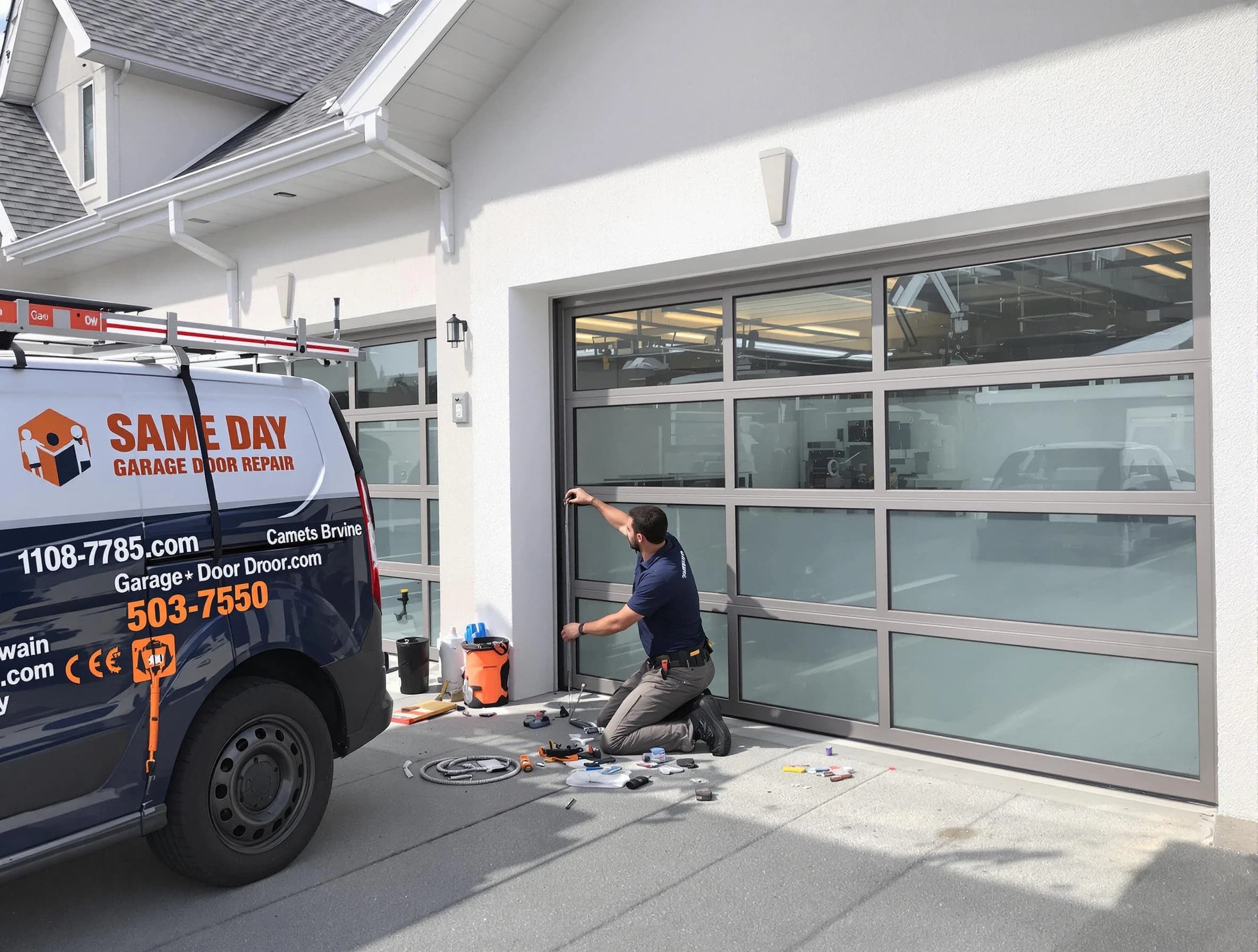 Same-day garage door repair service by South Park Garage Door Repair in South Park