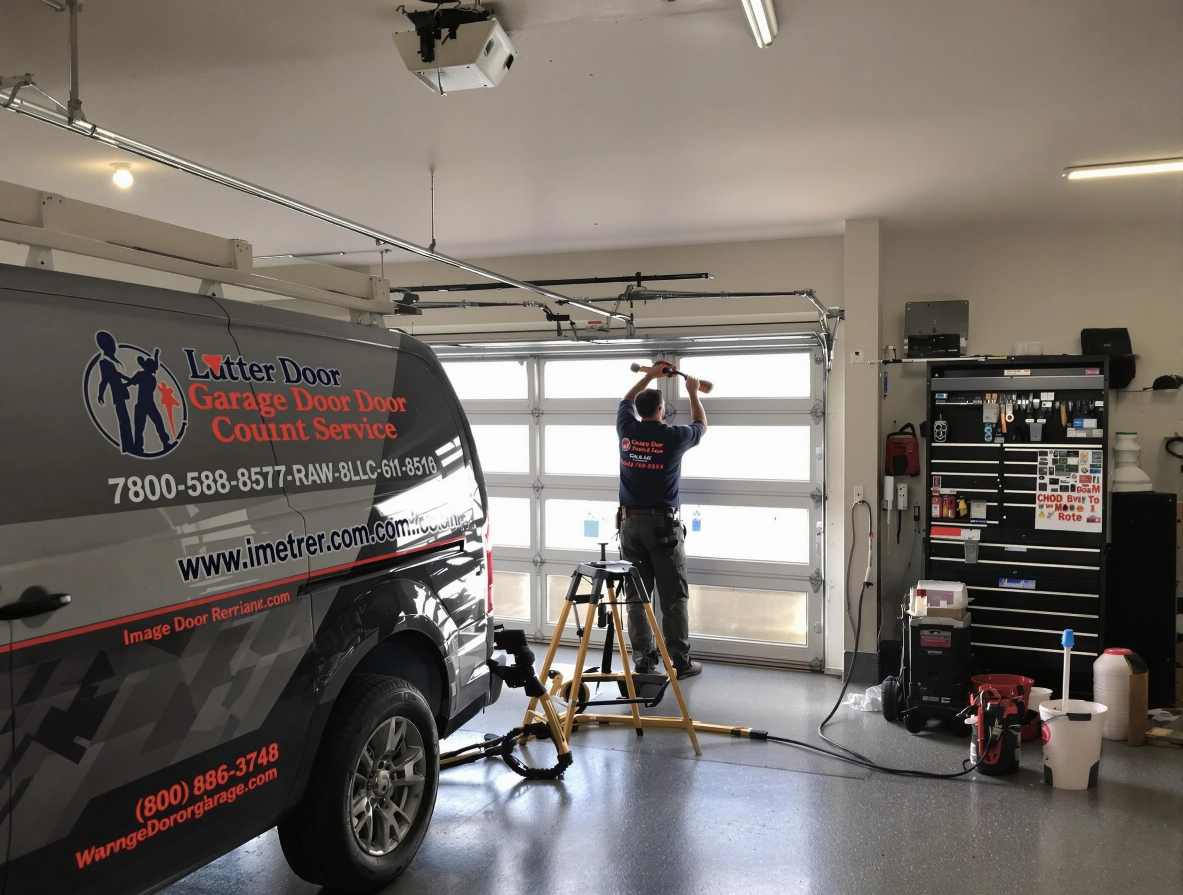South Park Garage Door Repair team performing same-day garage door repair in South Park
