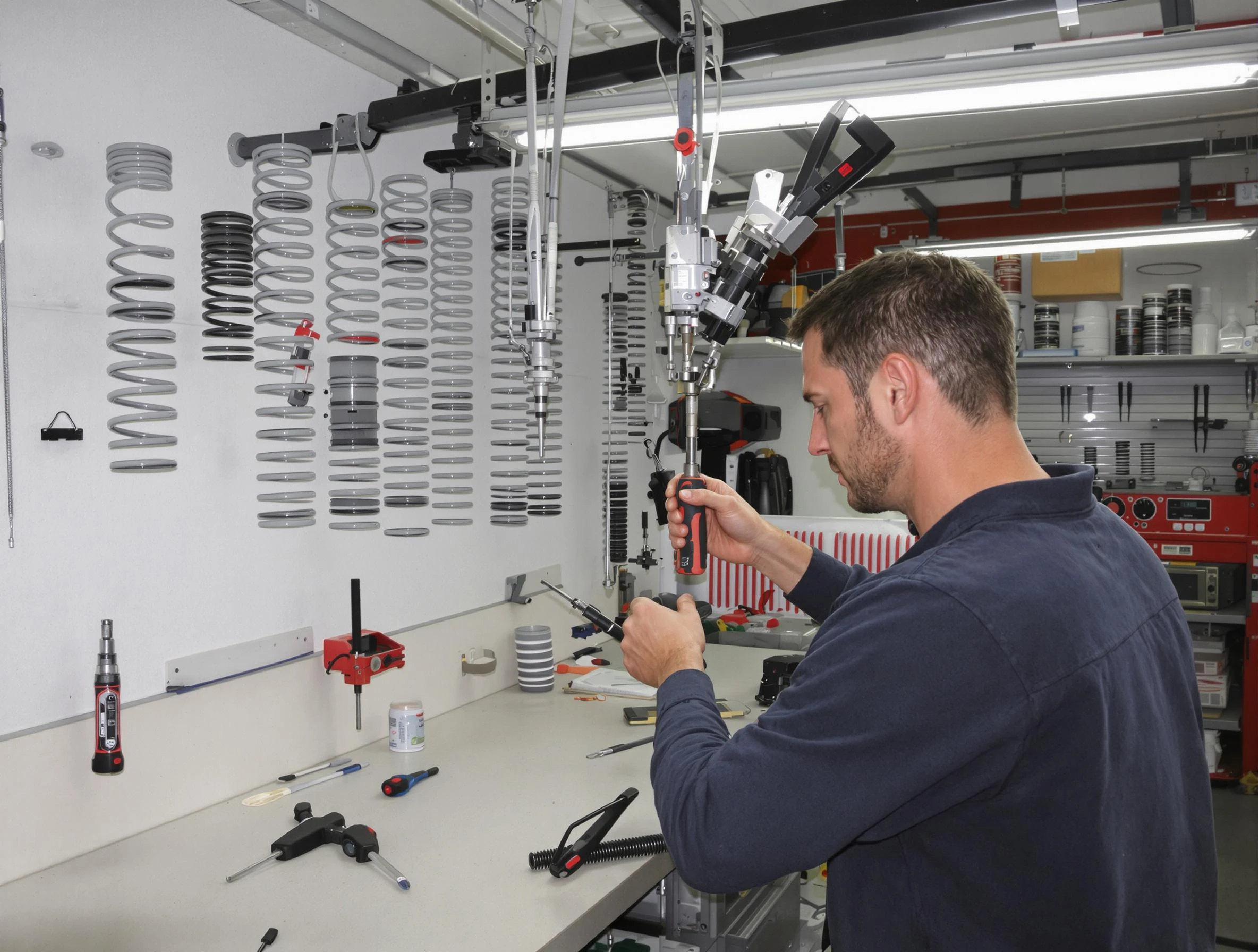 South Park Garage Door Repair safety certified technician performing precision spring replacement in South Park